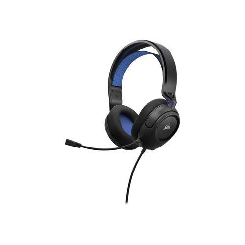 CORSAIR Gaming HS35 v2 - Micro-casque - circum-aural - filaire - jack 3,5mm - bleu