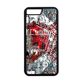 Coque Antichoc Iphone 8 Plus Silicone Street Art Motif Graffiti Ecriture Rigide Coloré Design Peinture Tagué Marron Tag Dessin