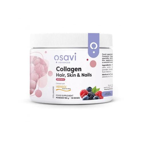 Collagen Peptides Hair, Skin & Nails (150g)|Wild Berry| Collagène|Osavi 