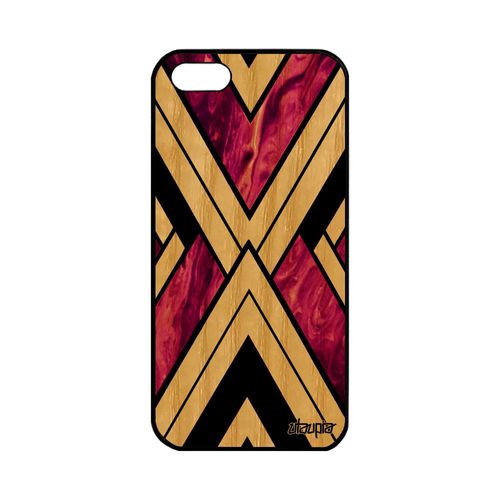 Coque Bois Silicone Apple Iphone 5 5s Se Marbre Rose Pierre Design Geometrie Motif 16 Go Granite Cover Texture Personnalisé Gel De