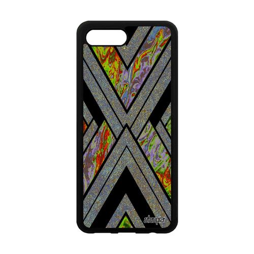 Coque Silicone Pour Honor 10 Marbre Cover Smartphone Moderne Telephone Jaune Original Antichoc Pierre Col-L29 Granite Texture Etui