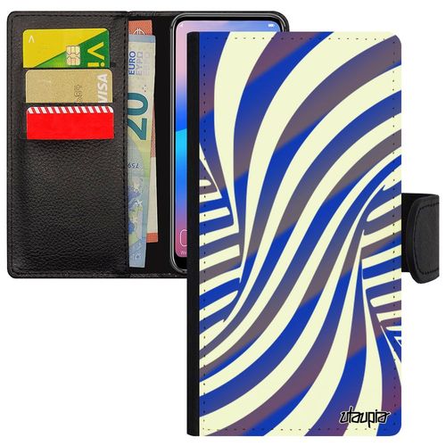 Coque Antichoc Huawei P8/P9 Lite 2017 Portefeuille Illusion D'optique Effet De Protection Personnalisé Mirage Caoutchouc Bleu 3d En