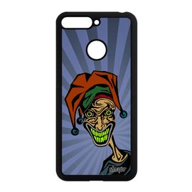 Coque Pour Honor 7a Silicone Joker Housse De Protection Aluminium Comics Bleu Clown Dessin Horreur Visage Super Heros Personnalisé