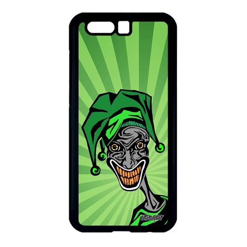 Coque Telephone Honor 9 En Silicone Joker Rigide Motif Portable Smile Clown Vert Dessin Original Case Aluminium Cartoon Drole Comics