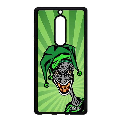 Coque Joker Nokia 5 En Silicone Personnalisé Bd Clown Souple Portable Smile Cartoon Motif Drole Horreur Dessin Vert Comics Case