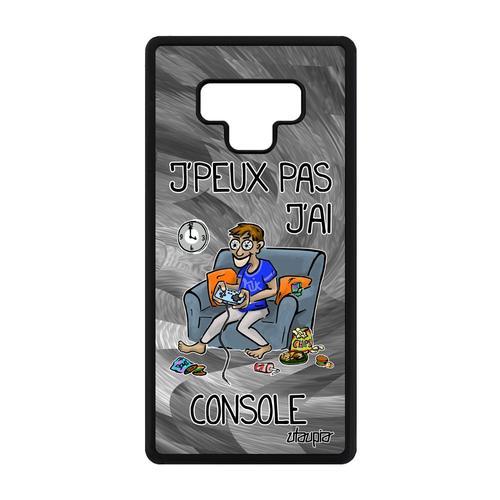 Coque Samsung Note 9 En Silicone J'peux Pas J'ai Console Alu Design Humour Humoristique Texte Je Play Personnalisé Etui Geek Galaxy