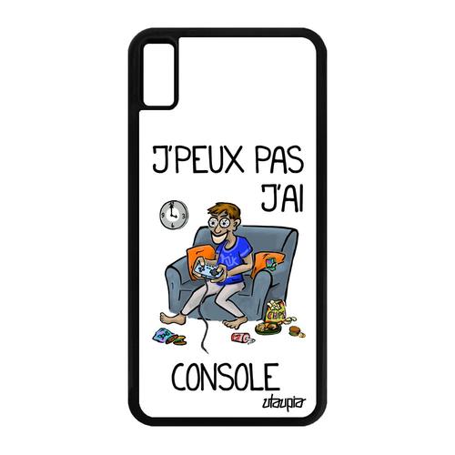 Coque J'peux Pas J'ai Console Iphone Xs Max Silicone Humoristique Drole Portable Jpeux Play De Protection Jeux Video Telephone