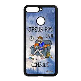 Coque Honor 7a Silicone J'peux Pas J'ai Console Jeux Video Gamer Smartphone Bleu Jpeux Etui Texte Play Dessin Humour Original Drole