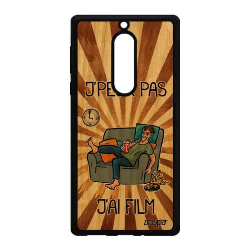 Coque J'peux Pas J'ai Film Pour Nokia 5 Bois Silicone Dessin Animé Marron Jpeux Comique Cinema Dessin Telephone Drole Manga Naturel