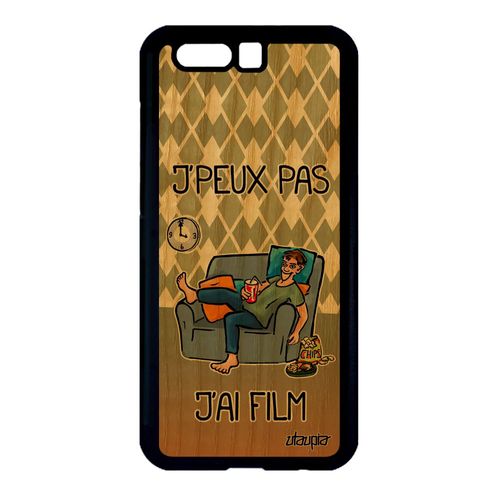 Coque Bois Honor 9 Silicone J'peux Pas J'ai Film Je Television Humoristique Tpu Manga De Protection Vert Dessin Animé Antichoc Texte