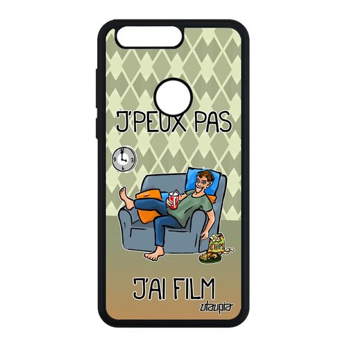 Coque Honor 8 Silicone J'peux Pas J'ai Film Comique Tele Je Vert Humour Portable Tpu Texte Cinema 7e Art Drole Jpeux Made In France