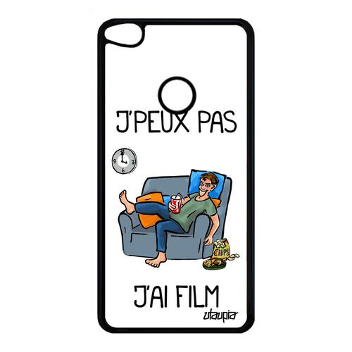 Coque Pour Huawei P9/P8 Lite 2017 Silicone J'peux Pas J'ai Film Mobile Motif Jpeux Television Humour Caoutchouc Blanc Manga Noir Je