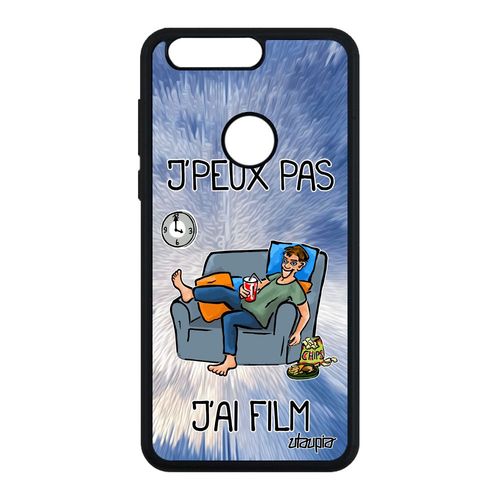 Coque Silicone J'peux Pas J'ai Film Pour Honor 8 Cinema Tele Comique Case Manga Jpeux Mobile Bleu Humour Je Dessin Etui Dessin Animé