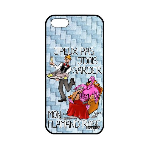 Coque Apple Iphone 5 5s Se Silicone J'peux Pas J'dois Garder Mon Flamand Rose Cartoon Je Tpu Bd Humour Personnalisé Jpeux Animaux De