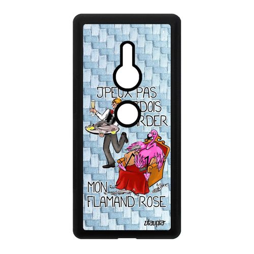 Coque J'peux Pas J'dois Garder Mon Flamand Rose Pour Sony Xperia Xz2 Silicone Oiseau Drole 4g Bd Comique De Protection Je Antichoc
