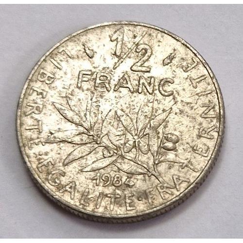 Pièce De Monnaie 1/2 Franc Semeuse 1984 République Française (1)