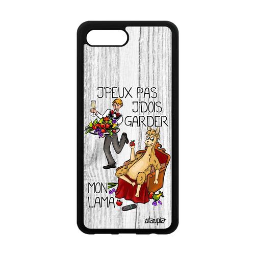 Coque Honor 10 Silicone J'peux Pas J'dois Garder Mon Lama Humour 4g Gris Je Jpeux Tpu Texte Cartoon Bande Dessinée Drole Animaux De