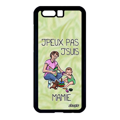 Coque Pour Honor 9 Silicone J'peux Pas J'suis Mamie Vert Drole Cadeau Fete Des Grands Meres Dessin Naissance Fille Telephone Comique