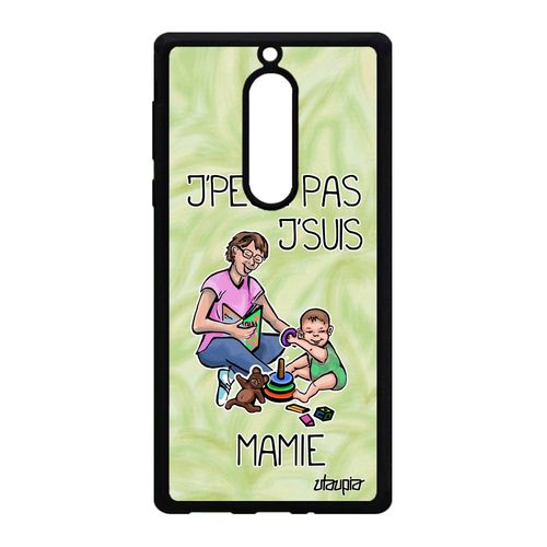Coque Nokia 5 Silicone J'peux Pas J'suis Mamie Alu Housse Texte Humour Naissance Fille Rigide Jpeux Drole Bd Caoutchouc Vert Je Mamy