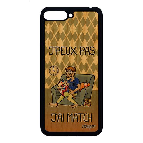 Coque Silicone J'peux Pas J'ai Match Huawei Y6 2018 Bois Vert Handball Drole Humour Portable Basket Telephone Case Rugby Mobile Bd