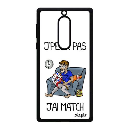 Coque Nokia 5 Silicone J'peux Pas J'ai Match Humour Je Portable Basket Metal Coupe D'europe Rugby Rigide Blanc Handball Texte Jpeux