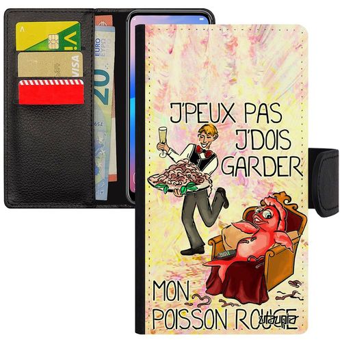 Coque Galaxy A5 2016 Humour J'peux Pas J'dois Garder Mon Poisson Rouge Texte Mobile Antichoc Je Dessin Cartoon Jpeux Noir En Samsung