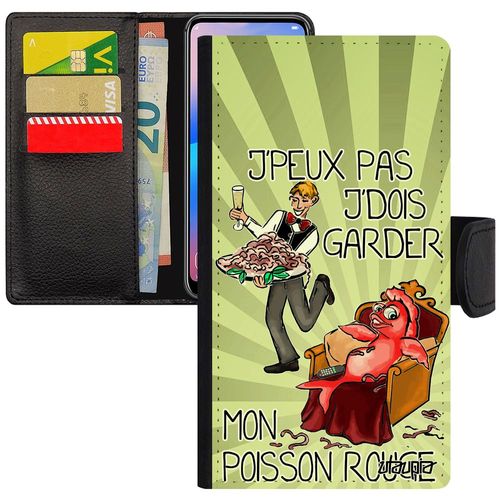 Coque Rabat Pour Iphone 7 Plus Silicone J'peux Pas J'dois Garder Mon Poisson Rouge Etui Humour Original Telephone Jpeux Bd Je