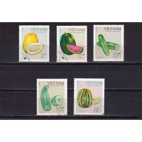 Timbres-Poste Du Viet-Nam Du Nord (Melons)