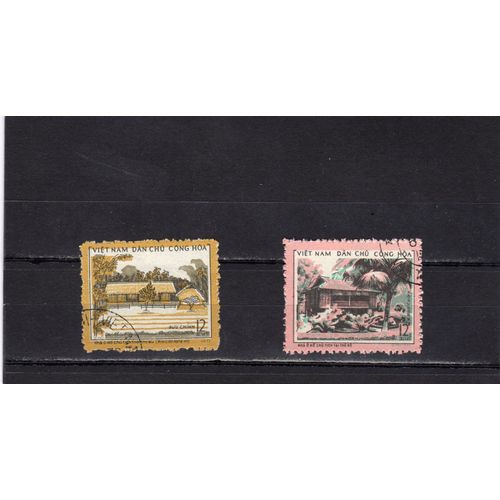 Timbres-Poste Du Viet-Nam Du Nord (Résidence Du Président Hô Chi Minh)