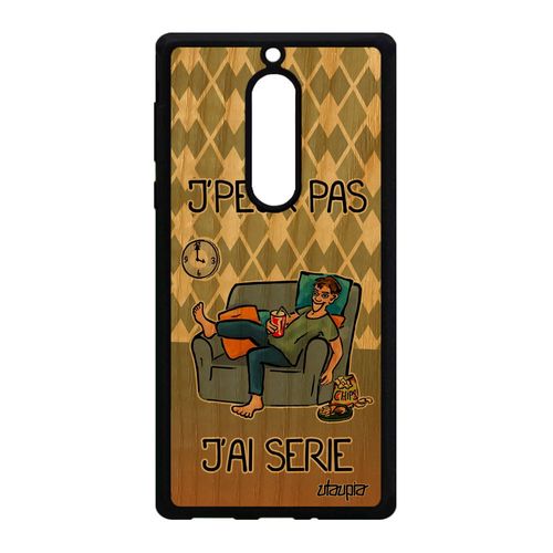 Coque Nokia 5 Bois Silicone J'peux Pas J'ai Série Humour De Protection Texte Vert Gel Case Je Original Manga Jpeux Humoristique Bd