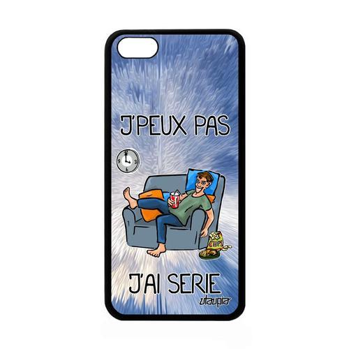 Coque De Protection Apple Iphone 5c Silicone J'peux Pas J'ai Série Dessin Humour Je Tele Portable Comique Manga Texte Dessin Animé