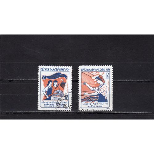 Timbres-Poste Du Viet-Nam Du Nord (Mouvement Des Femmes)