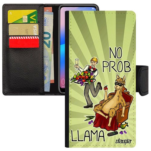 Coque Huawei Mate 10 Lite No Prob Lama Problama Comique Cartoon Vert Etui Drole De Protection 4g Dessin Animal Humour Caoutchouc Bd