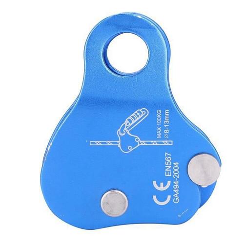 Descendeur D'escalade De Protection À Deux Modes 7.5 * 7.4cm Outdoor Rope Clamp Fire Rescue