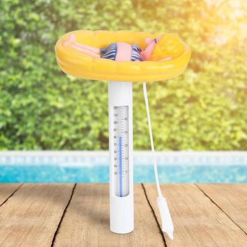 Thermomètre flottant Belle forme de dessin animé Thermomètre de piscine flottant Thermomètre de température