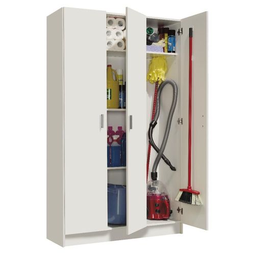 Kit Armoire 3 Portes Polyvalente 108 X 37 X 180h Cm