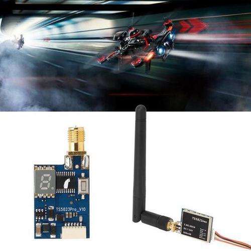 Drone Transmitter 5.8g 40ch 600mw Mini Fpv Transmetteur De Transmission D'image Antenne Kit Rp-Sma Jack Pour Fpv Drone-Générique