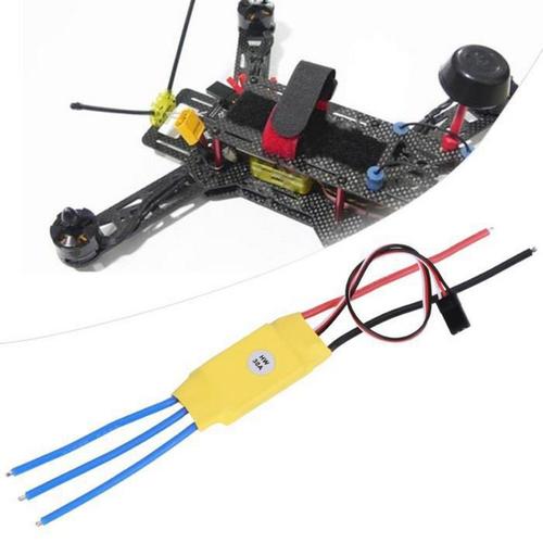 Accessoire Amélioré De Contrôleur De Vitesse Électrique Sans Brosse Esc 30a Pour Drone Quadrirotor-Générique