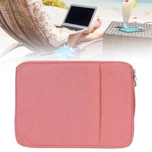 Housse pour ordinateur portable 15,6 pouces 39 x 29 x 2 cm pour ordinateur portable (rose)