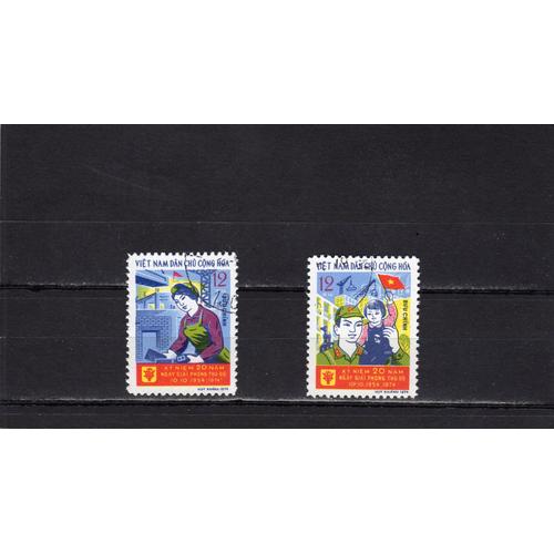 Timbres-Poste Du Viet-Nam Du Nord (20ème Anniversaire De La Libération De Hanoï)