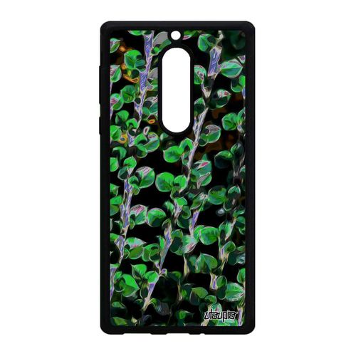 Coque De Protection Nokia 5 En Silicone Motif Feuilles Gel Fleurs Effet Vert Nature Original Case Jolie Telephone Aluminium Plantes