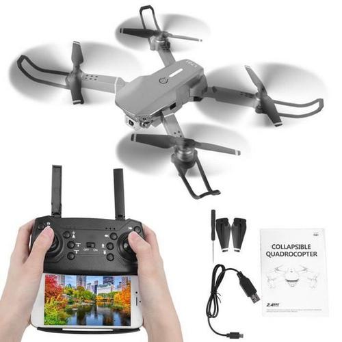 Drone Quadrirotor Pliable À Télécommande Wifi Double Caméra 4k L701-Générique