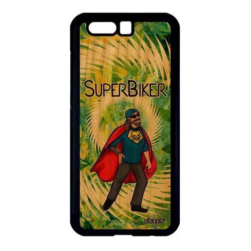 Coque En Bois Honor 9 Silicone Super Biker Motard Texte Antichoc Vert Telephone Drole Heros Comics Bd Smartphone Humour Pas Cher De
