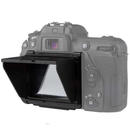 Vbestlife écran Lcd Pare-Soleil Pliant Caméra Moniteur Housse De Protection Compatible Pour Nikon D7500 Caméra