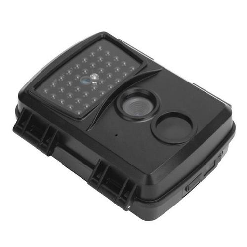 Caméra de faune Pr600 12Mp Mini caméra de chasse extérieure caméra de faune infrarouge portable étanche (noir)