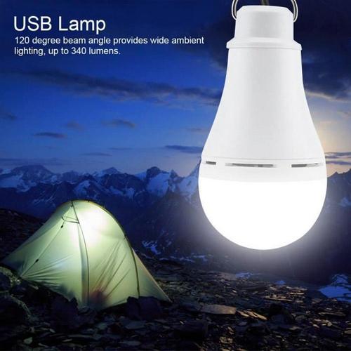 Usb Ampoule Lampe Extérieure Portable Usb Led Ampoule Dimmable Nuit Lampe Pour Camping D'urgence