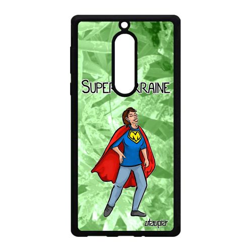 Coque Super Marraine Nokia 5 Silicone Bd Heros Comique Vert Etui Rigide Texte Antichoc Dessin Humour Drole Comics Naissance Fille De