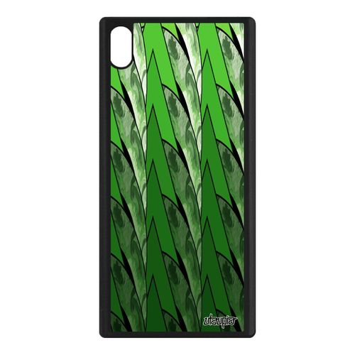 Coque En Silicone Rigide Pour Sony Xperia Xa1 Ultra Marbre Vert De Protection Motif Peinture Housse Texture Design Geometrie Moderne