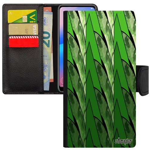 Coque De Protection Honor 8 À Rabat Porte Cartes Marbre 4g Vert Original Moderne Telephone Peinture Geometrie Cover Motif Design En