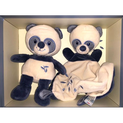 Doudou Panda Nicotoy Lot Dans Coffret Peluche Jouet Pandas Simba Toys Benelux